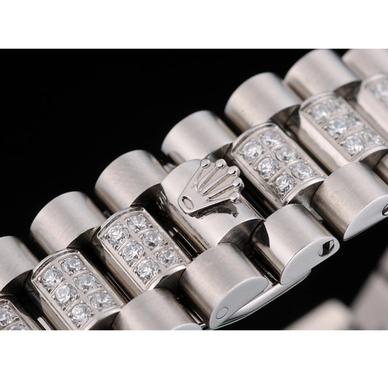 Aaa replica watch Plated 41986 Steel DayDate Rolex Dial Plated Bracelet Diamond Stainless Diamond 0804
